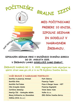 POČITNIŠKI BRALNI IZZIV